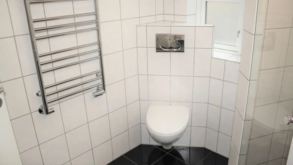 Salles de bain - One-Bedroom Apartment with Garden Access in Aarhus C