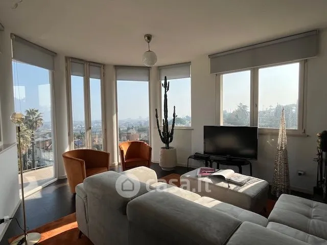 Living Room - Penthouse with Sea View in Riccione