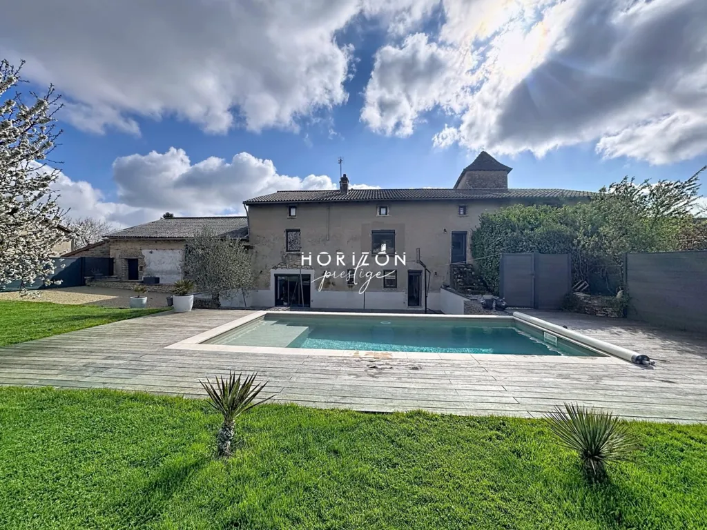 Bassein - Rustic Stone House with Pool in Sance