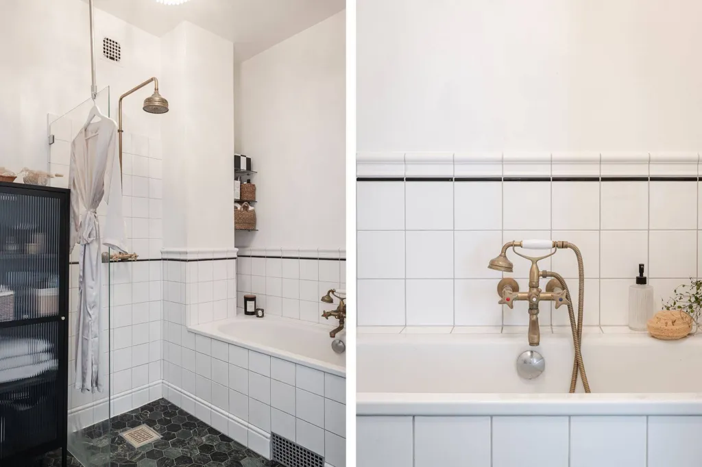 Bathrooms - 20s Flats with Slottsparken View in Malmö