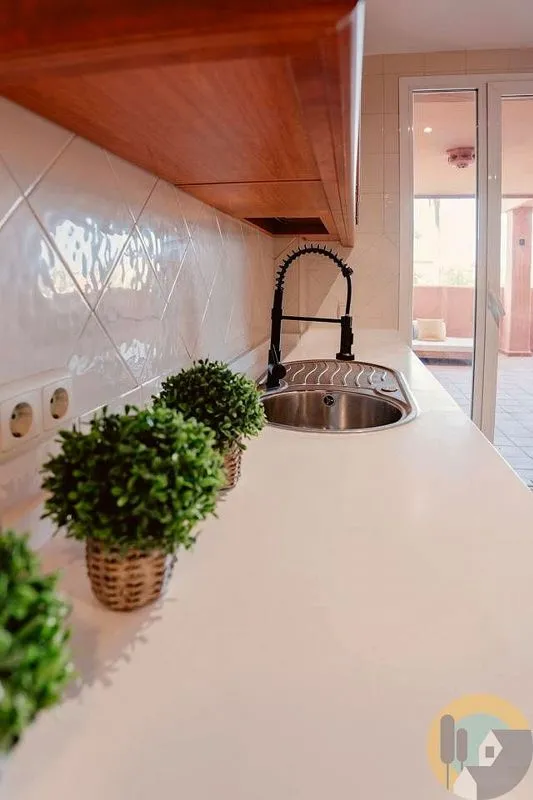 Köök - Apartment with Pool and Terrace in Marbella