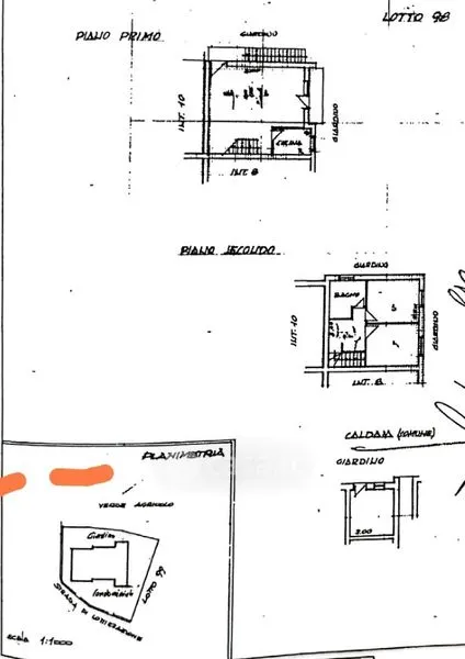 Planimetria - Duplex con giardino in affitto a Tagliacozzo
