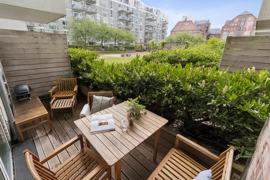 Terrass - Apartment with Garden Access in Copenhagen S