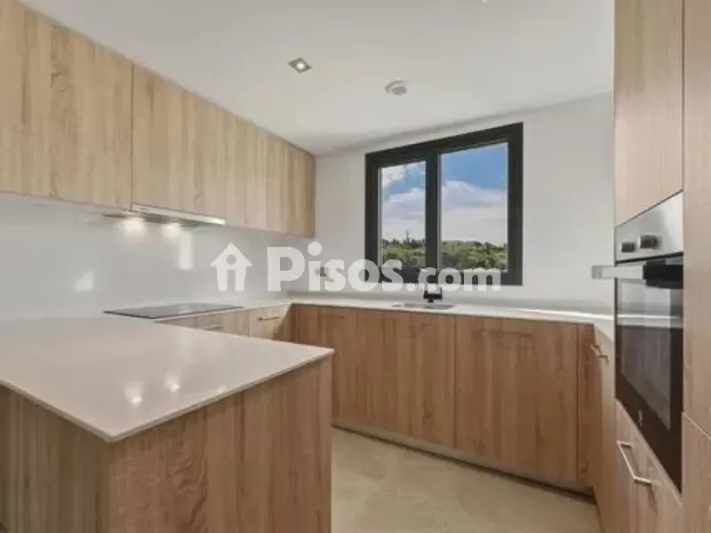 Kitchen - Contemporary Flat with Pool in Casares Costa