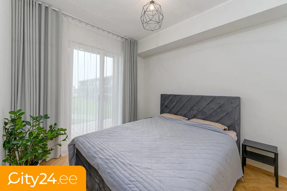 Chambres - Minimalist 2-Room Flat with Balcony in Tiskreoja