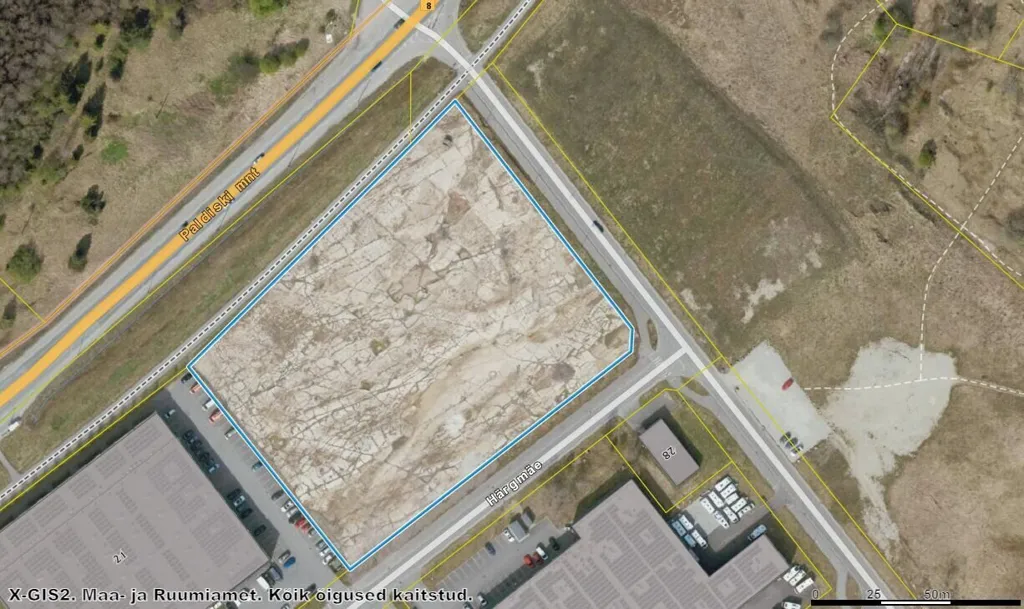 Plan - Industrial Plot with Development Plan in Haabersti