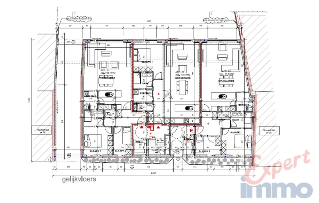 Plaan - Luxury Flat with Terrace in Modern Building