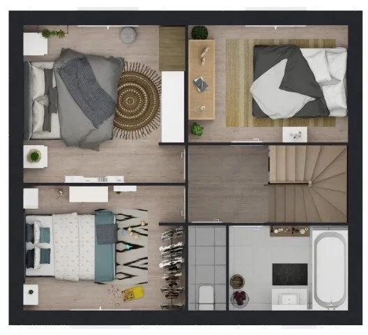 Plan - Maison à Construire avec Jardin à Colpo