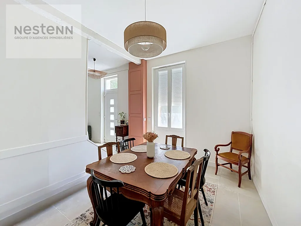 Sala da pranzo - 1920s Townhouse with Garden in Orleans
