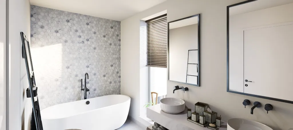 Bathrooms - Modern House with Private Garden in Hasselt