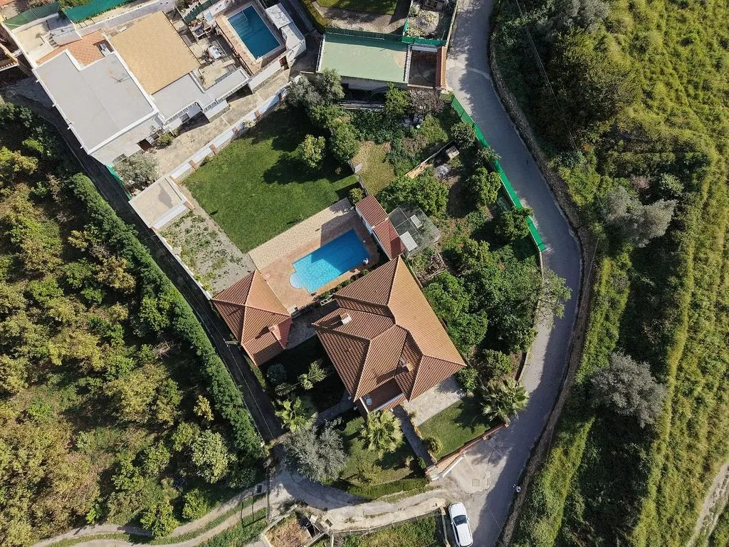 Vue aérienne - Chalet with Pool and Terrace in Órgiva