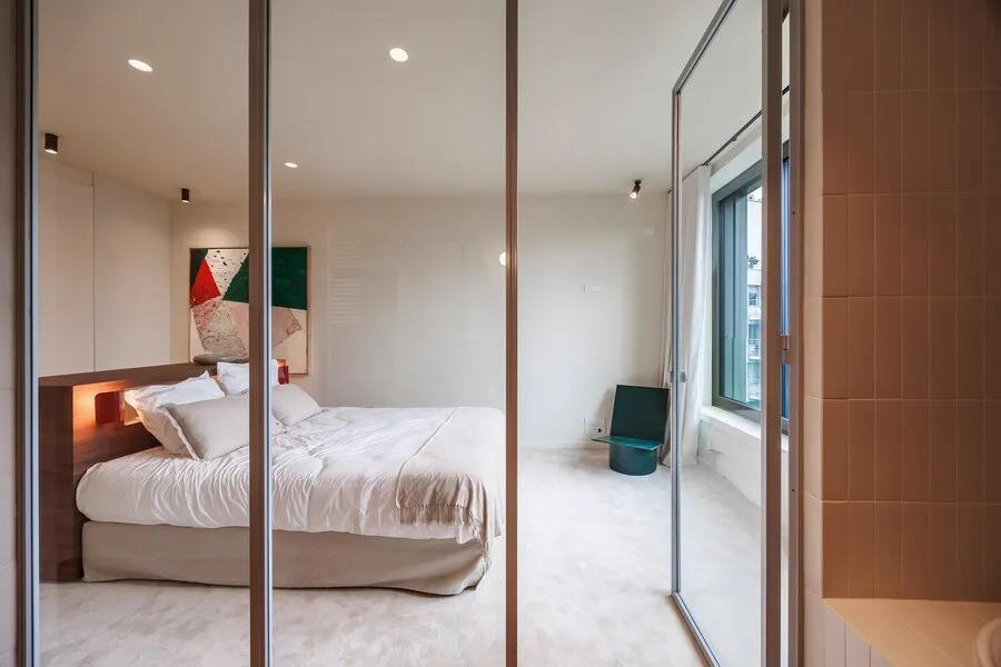 Chambres - Penthouse Moderne avec Vue Panoramique à Ukkel