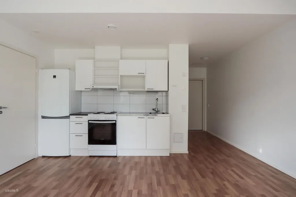Cuisine - Efficiently Designed Apartment with French Balcony in Järvenperä
