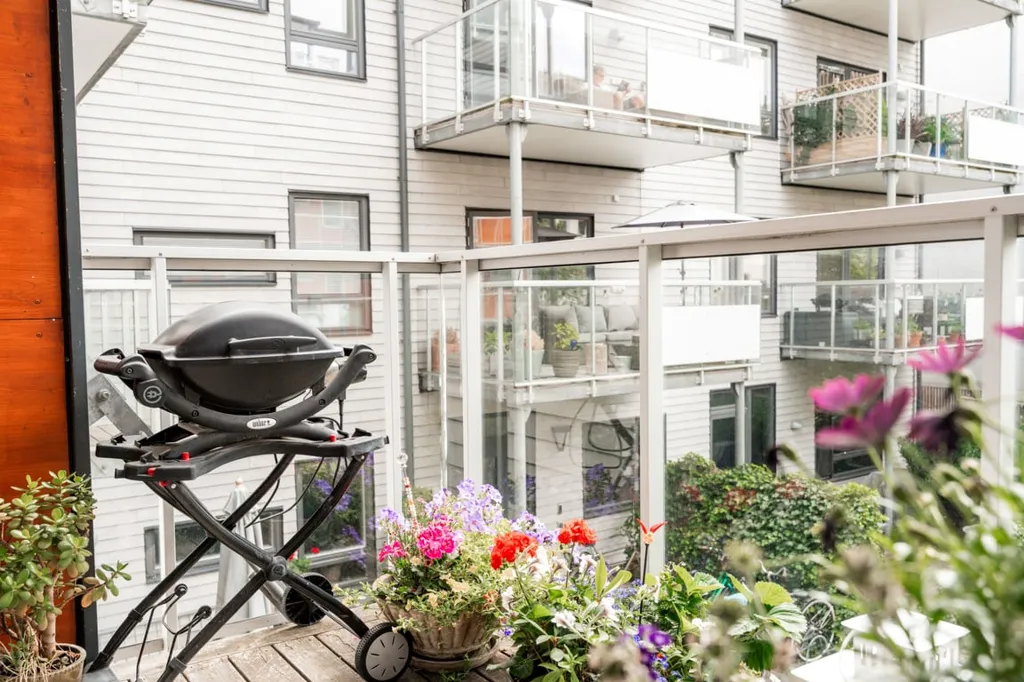 Balcon - Apartment with Large Balcony in Västra Hamnen