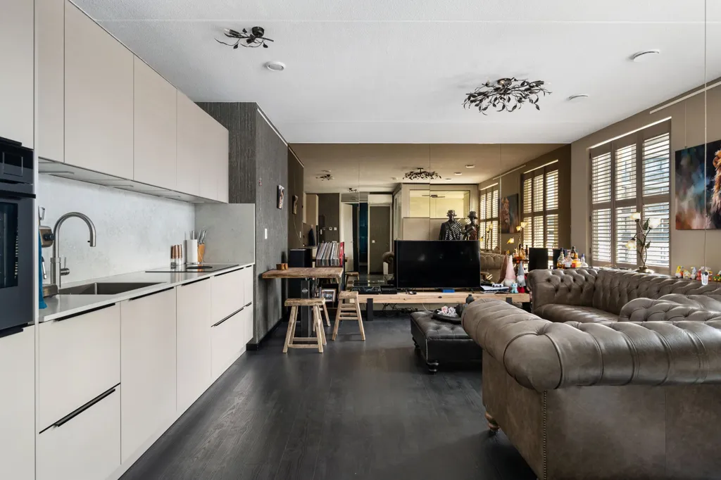 Köök - Newly Built Portiekflat with Loggia in Rotterdam