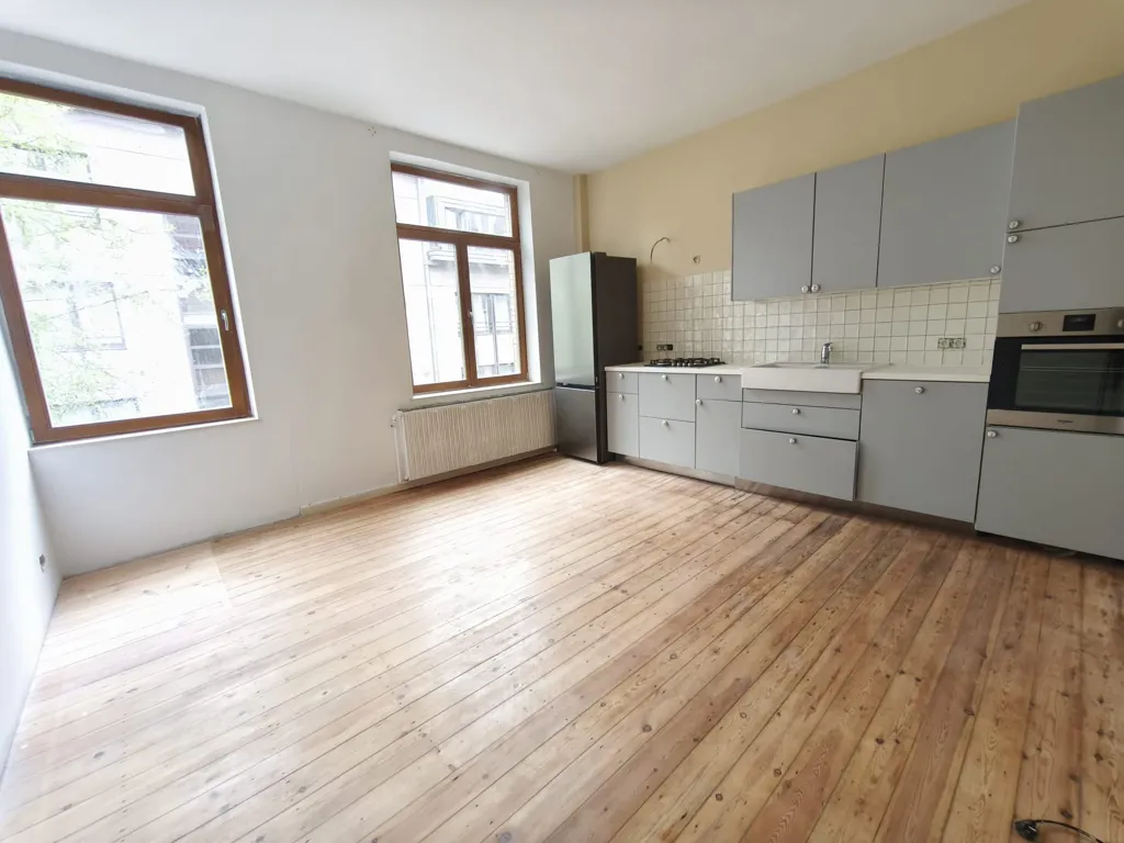 Köök - Triplex Apartment with Balcony in Forest
