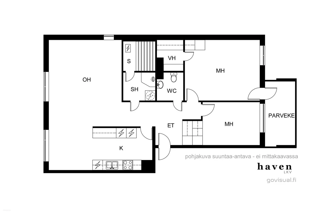 Plan - Valuable Apartment with Garden in Lapila, Kerava