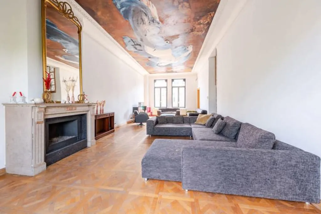 Séjour - Hôtel Particulier Élégant avec Jardin à Uccle