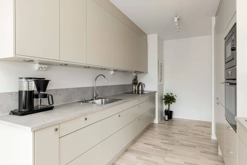 Cucina - Modern Flat with Park View in Linköping