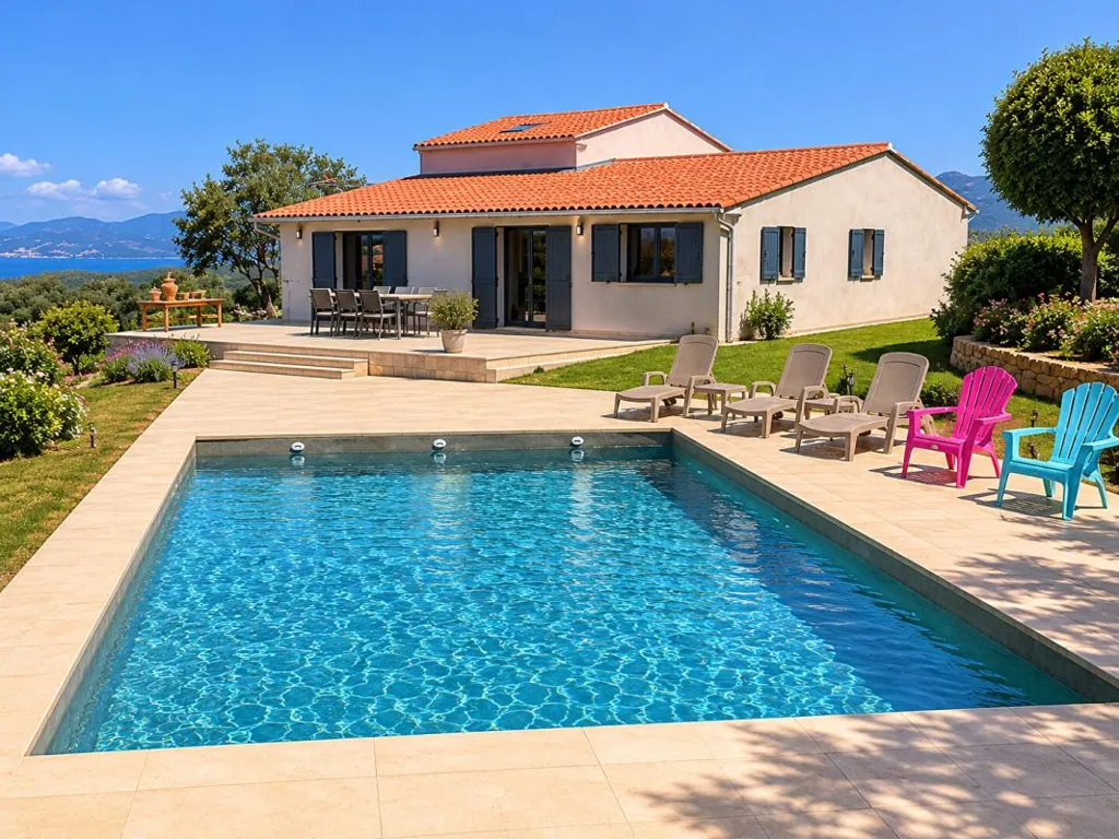 Bassein - Two Villas with Sea View in Propriano