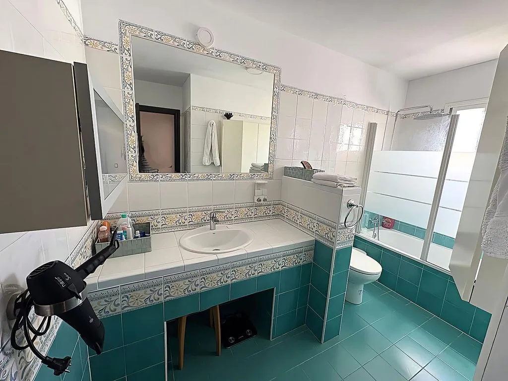 Salles de bain - Terraced Semi-detached House with Pool in Viña Málaga