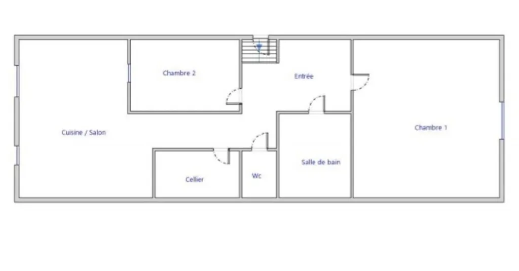 Plan - Appartement lumineux avec cave au cœur de Die