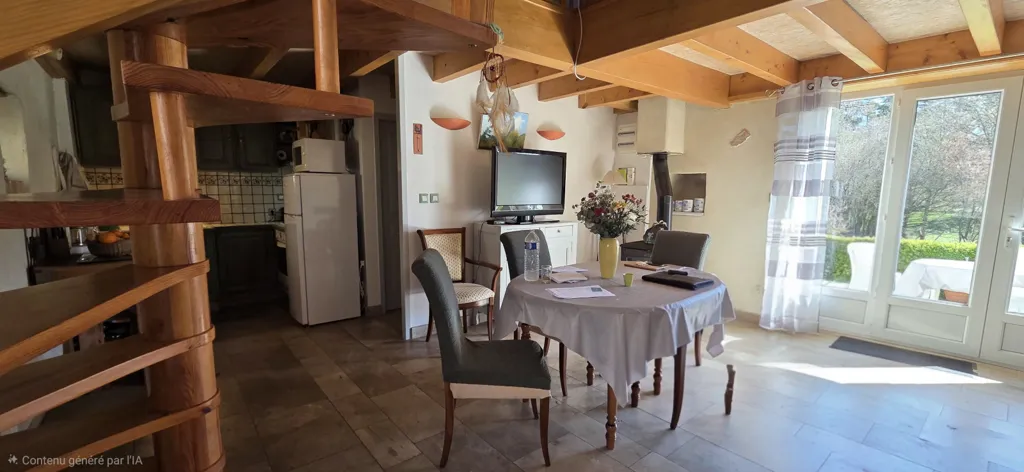 Salle à manger - Maison en Pierres avec Dépendance à Saint-Barthélemy-Grozon