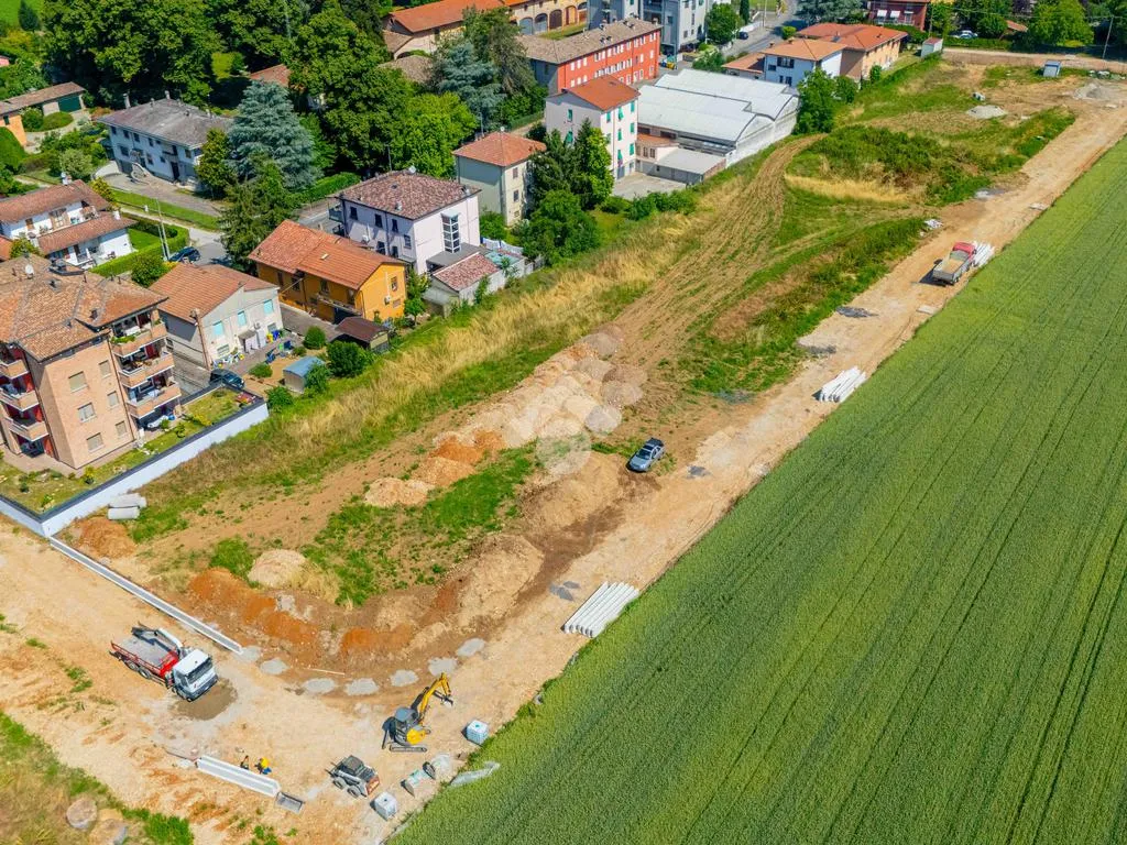 Aerial - Contemporary Villa with Private Garden in Parma