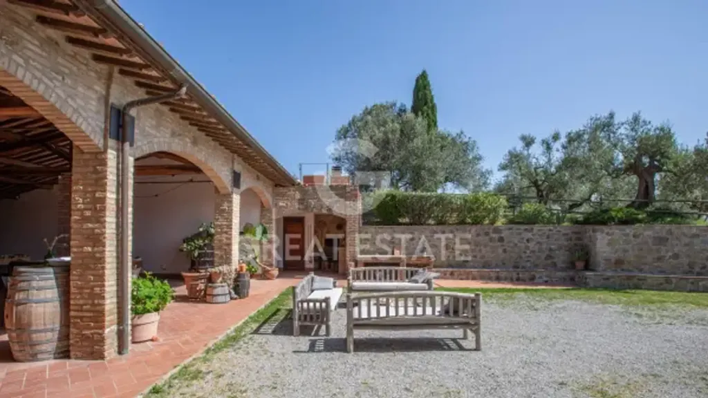 Terrasse - Rustic Apartment with Pool in Piegaro