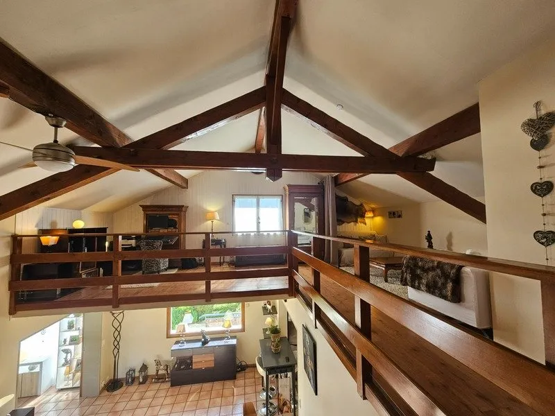 Soggiorno - Charming House with Pool in Marcellaz