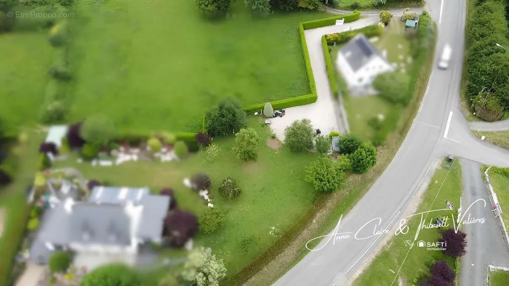 Vue aérienne - Terrain Constructible à Locquirec, Proche Plage