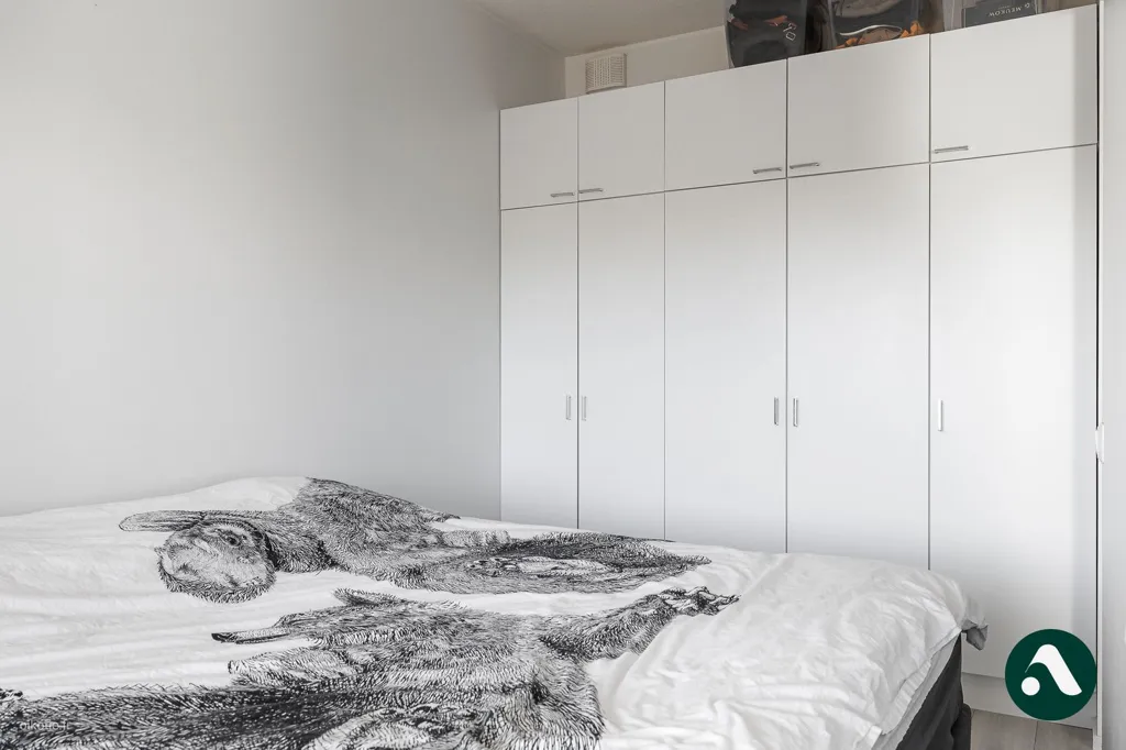 Chambres - Bright Two-Bedroom Apartment with Terrace in Nokia