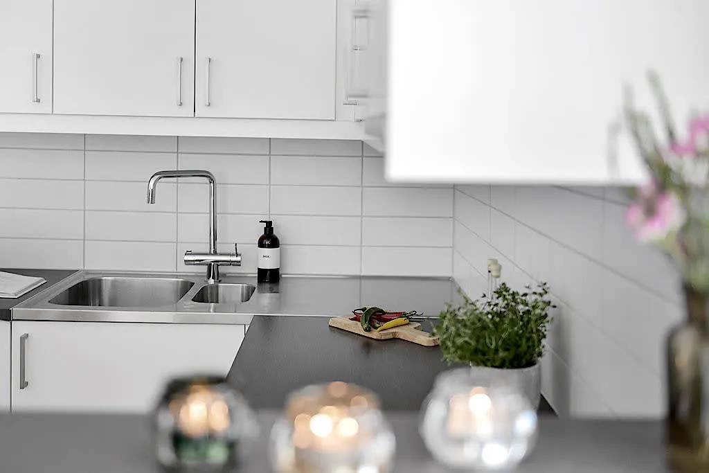 Cuisine - Modern Apartment with Gym in Vällingby