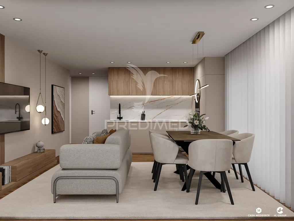 Salle à manger - T1+1 Apartment with Sea View in Construction