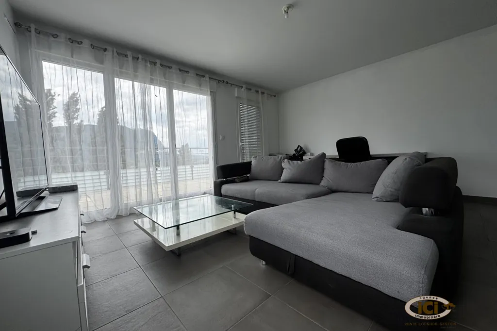 Séjour - Appartement T4 avec Vue Panoramique à Annemasse
