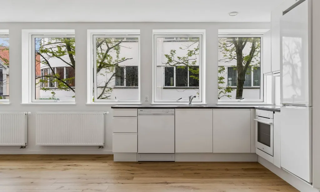 Köök - Modern Flat with Open Plan in Næstved