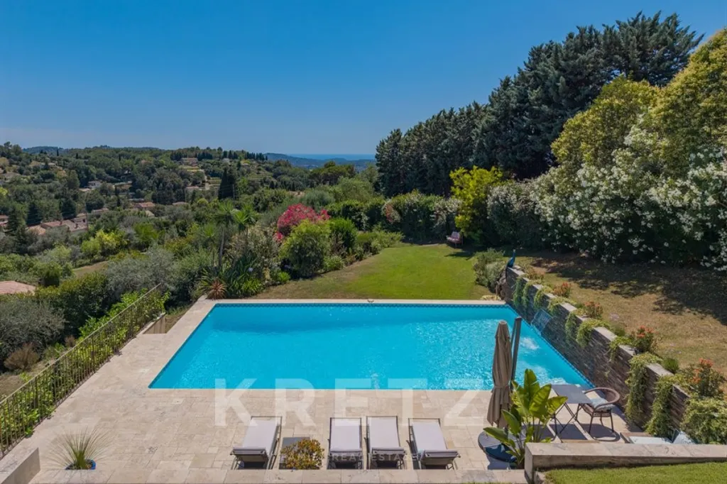 Piscina - Villa with Panoramic Views in Châteauneuf-Grasse