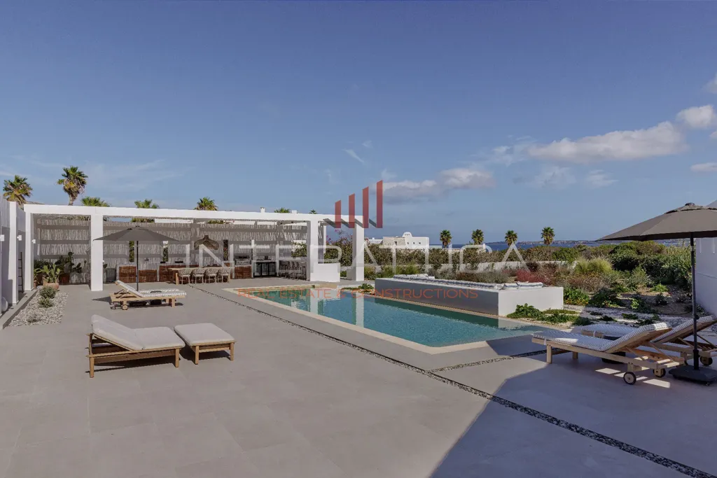 Bassein - Contemporary Villa with Sea View in Paros