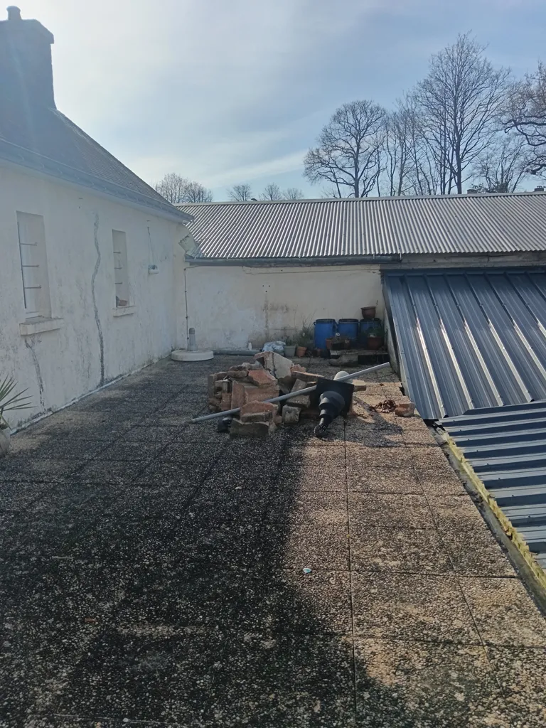 Terrasse - Maison de Bourg avec Garage à Saint-Gonnery