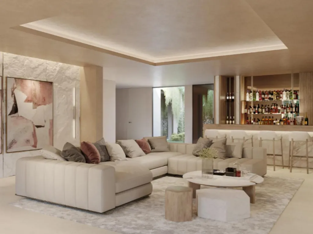 Séjour - Contemporary Villa with Pool in Nueva Andalucía