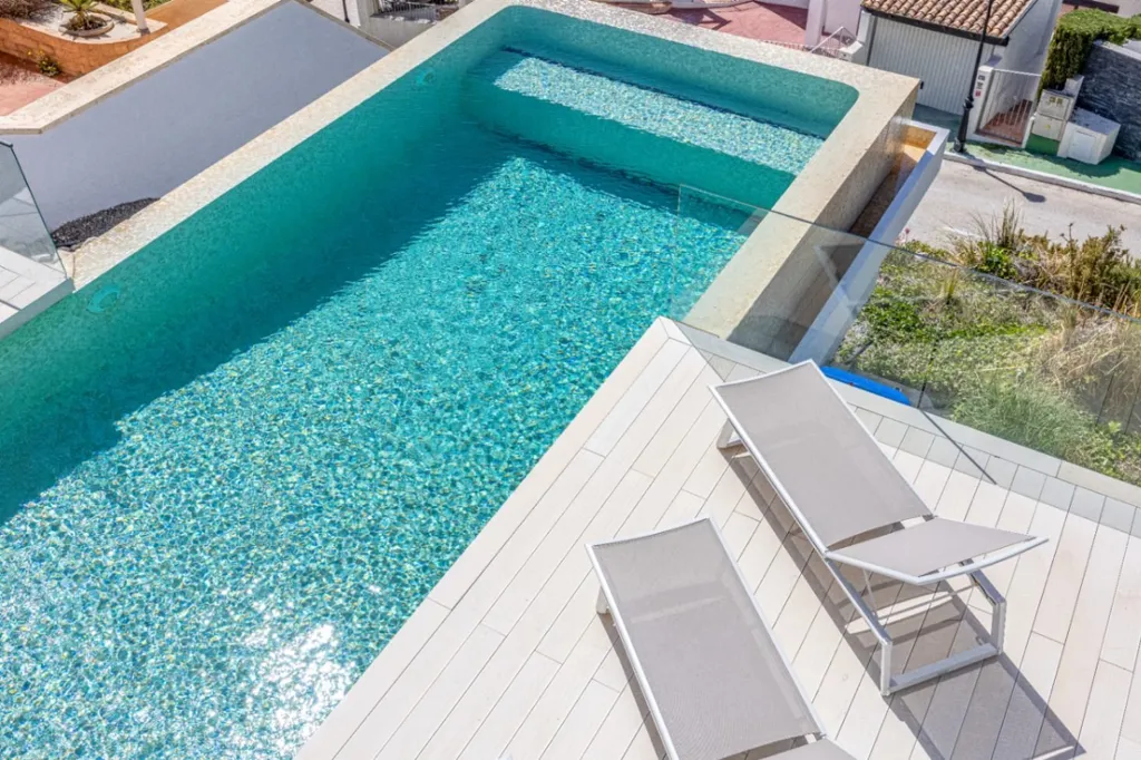 Vue aérienne - Modern Villa with Infinity Pool in Altea Hills