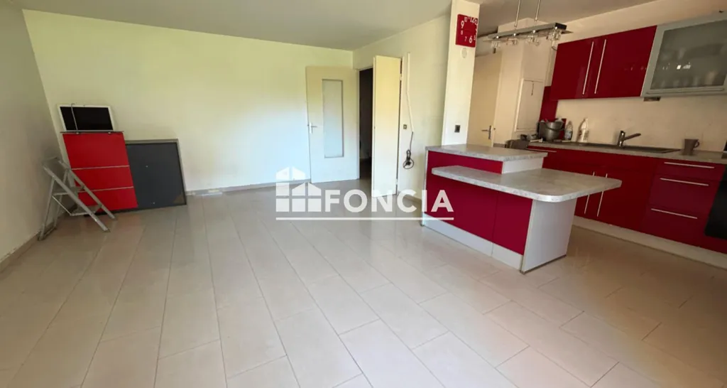 Küche - Garden Apartment with Terrace in Le Bourget