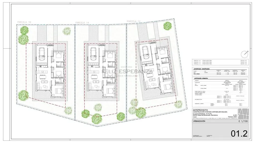 Plan - Contemporary Villa with Private Garden in Olesa de Bonesvalls