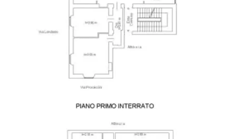 Plan - Signorile Apartment with Triple Exposure in Milan