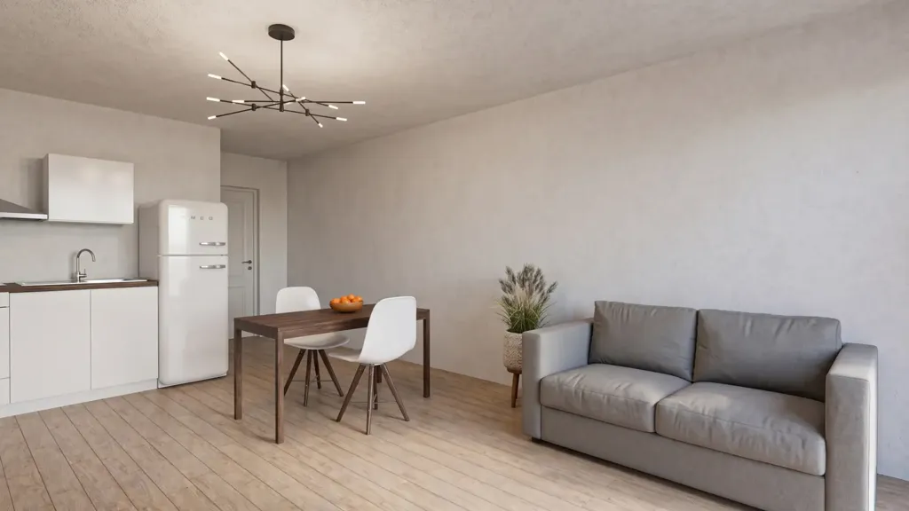 Cuisine - Modernised Studio with Balcony in Bologna