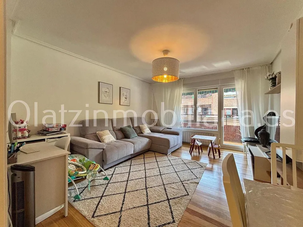 Living Room - Bright Apartment with Terrace in Zalla Centre