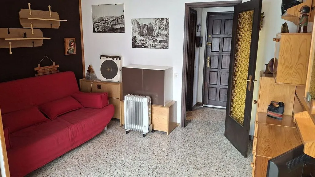 Living Room - Studio with Terrace in Coma-Ruga
