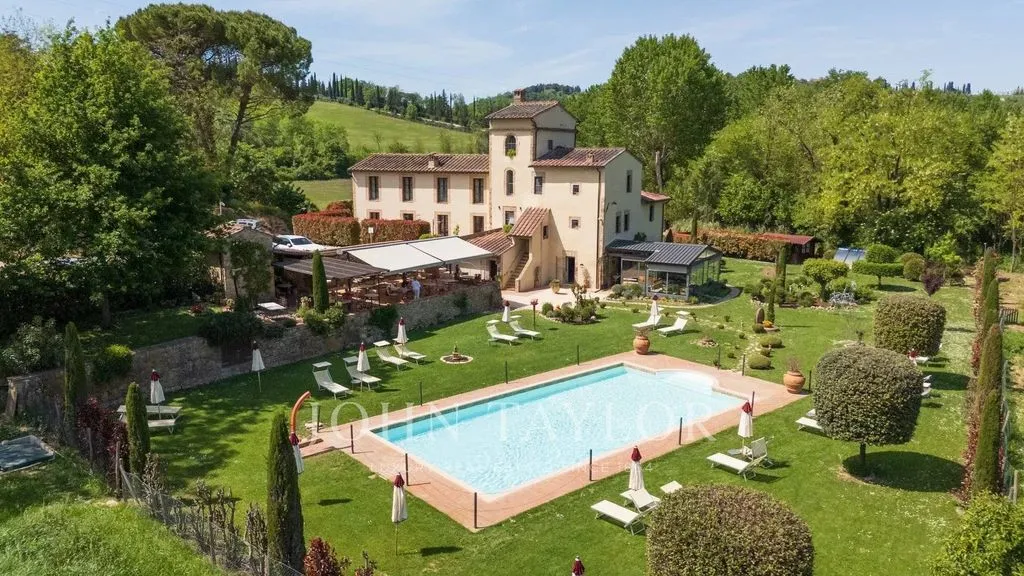 Vista aerea - Boutique Hotel with Pool in San Gimignano
