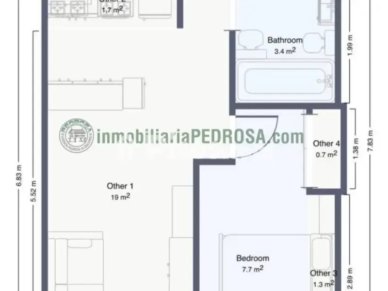 Plan - Flat with Garage in La Seca - Los Salgueriños