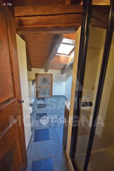 Salles de bain - Charming Mansard with Lagorai View in Daiano